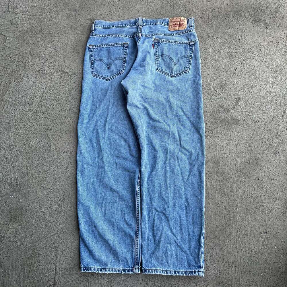 Levi's 550 Relaxed Fit Medium Wash Denim Jeans Size 36x30